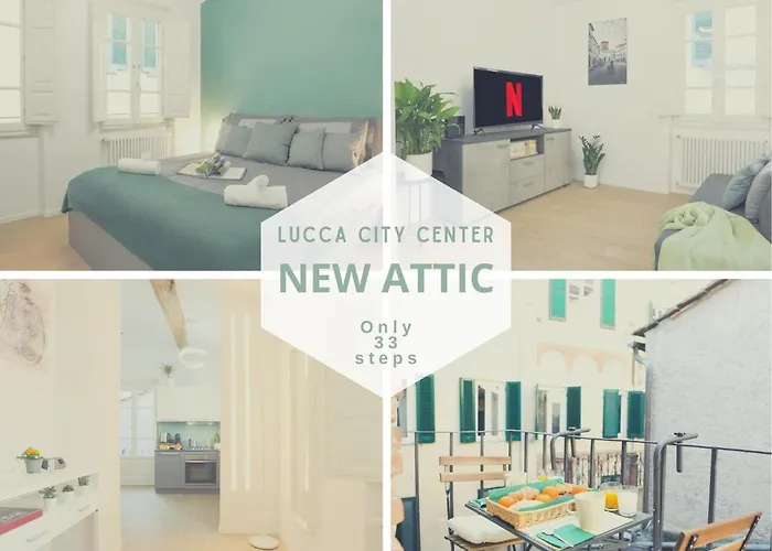 *New Attic*-Lucca Citycenter-Balcony-Netflix